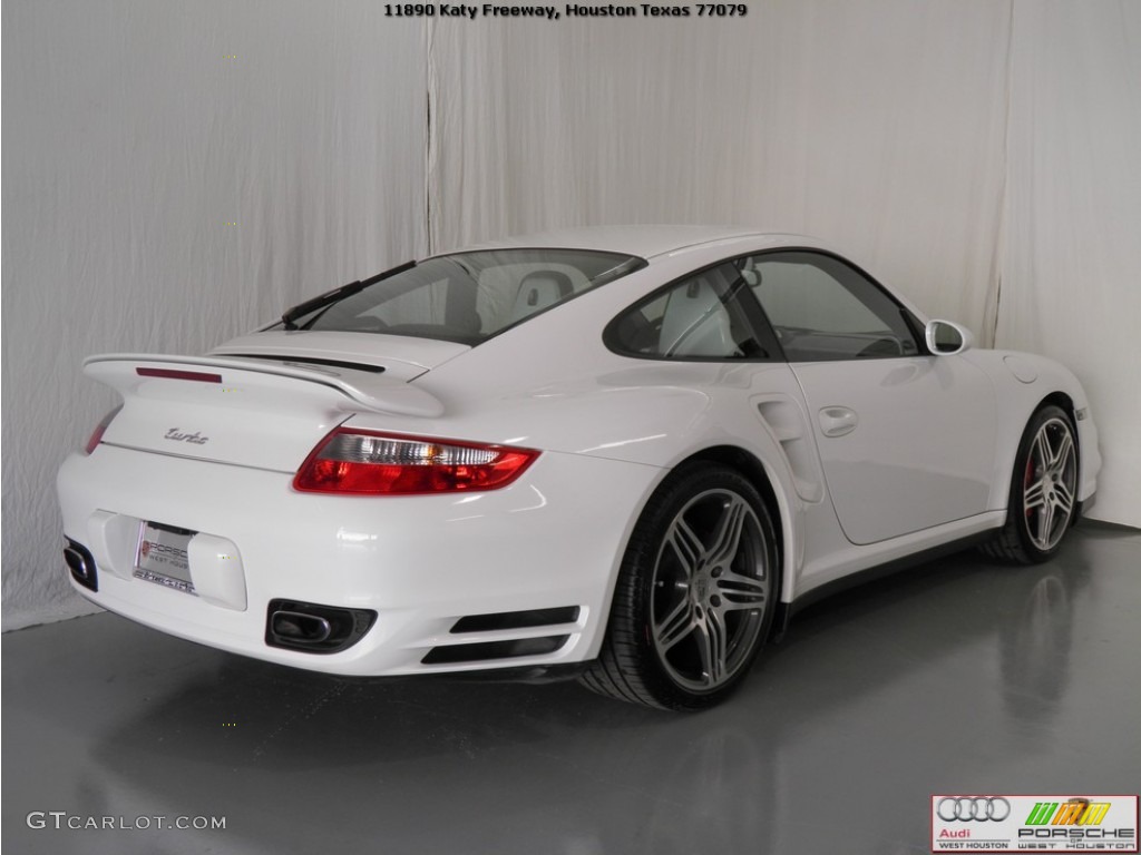 2007 911 Turbo Coupe - Carrara White / Black photo #24