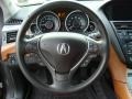 2010 Acura ZDX Umber Interior Steering Wheel Photo