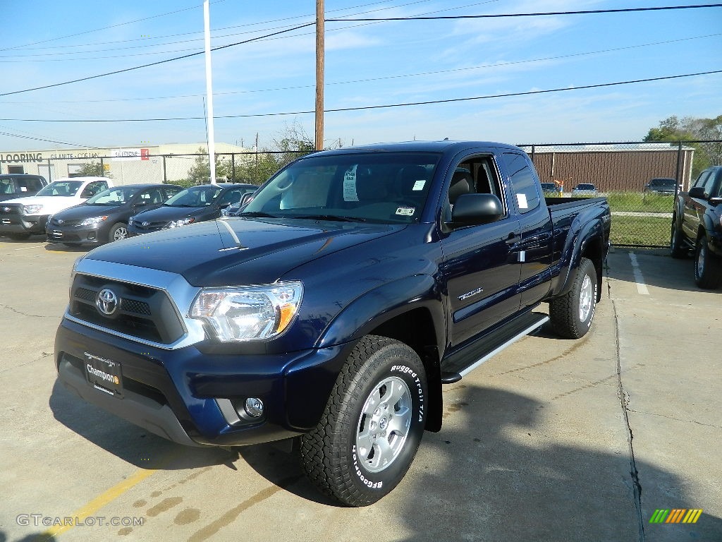 2012 Tacoma V6 TRD Access Cab 4x4 - Nautical Blue Metallic / Graphite photo #2