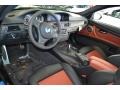 Fox Red/Black/Black Prime Interior Photo for 2012 BMW M3 #58328824