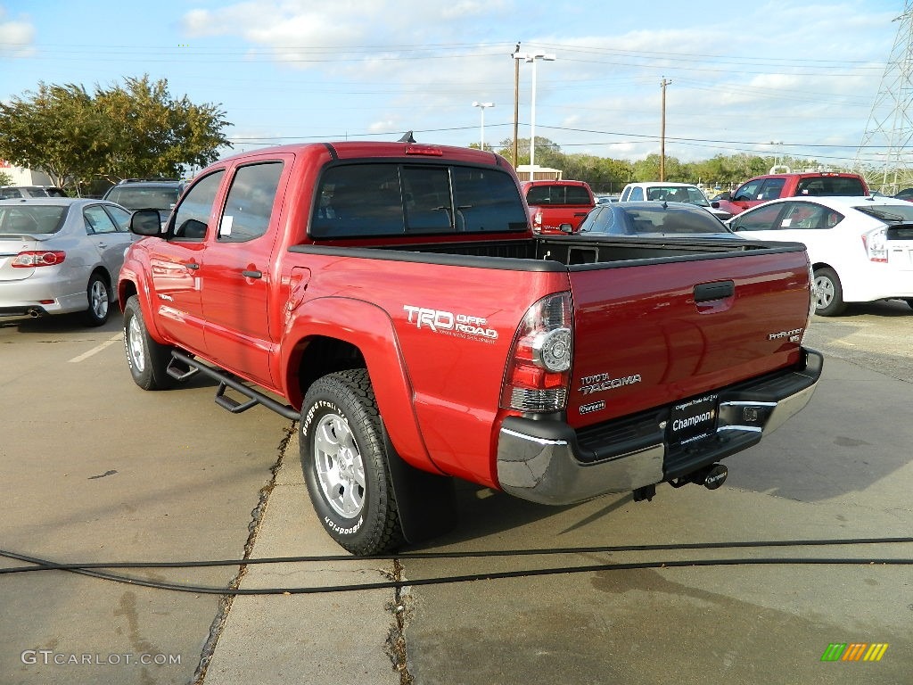 2012 Tacoma V6 TRD Prerunner Double Cab - Barcelona Red Metallic / Graphite photo #6