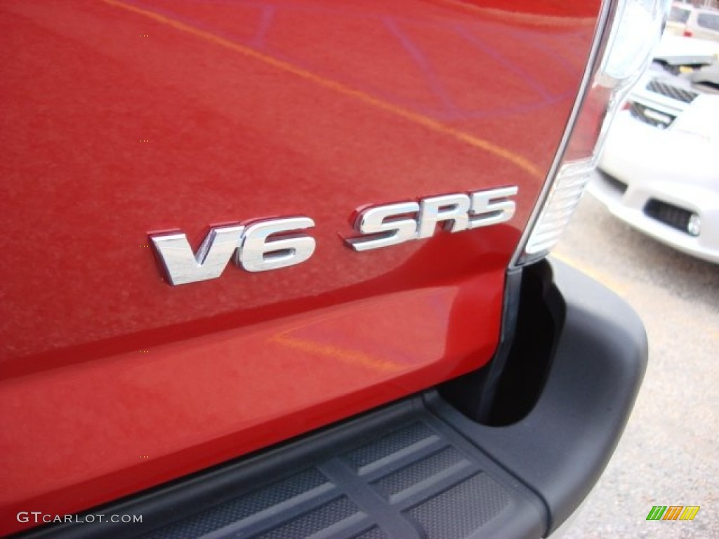 2009 Tacoma V6 SR5 Double Cab 4x4 - Barcelona Red Metallic / Graphite Gray photo #29