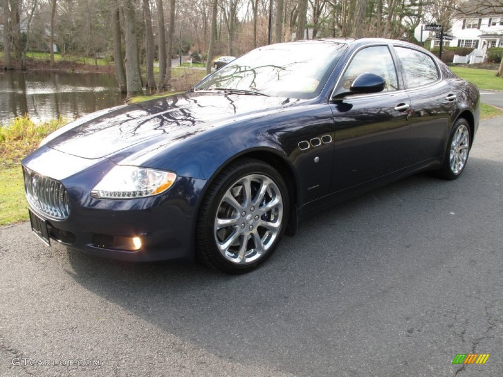 2009 Quattroporte S - Blu Oceano (Blue) / Cuoio photo #1