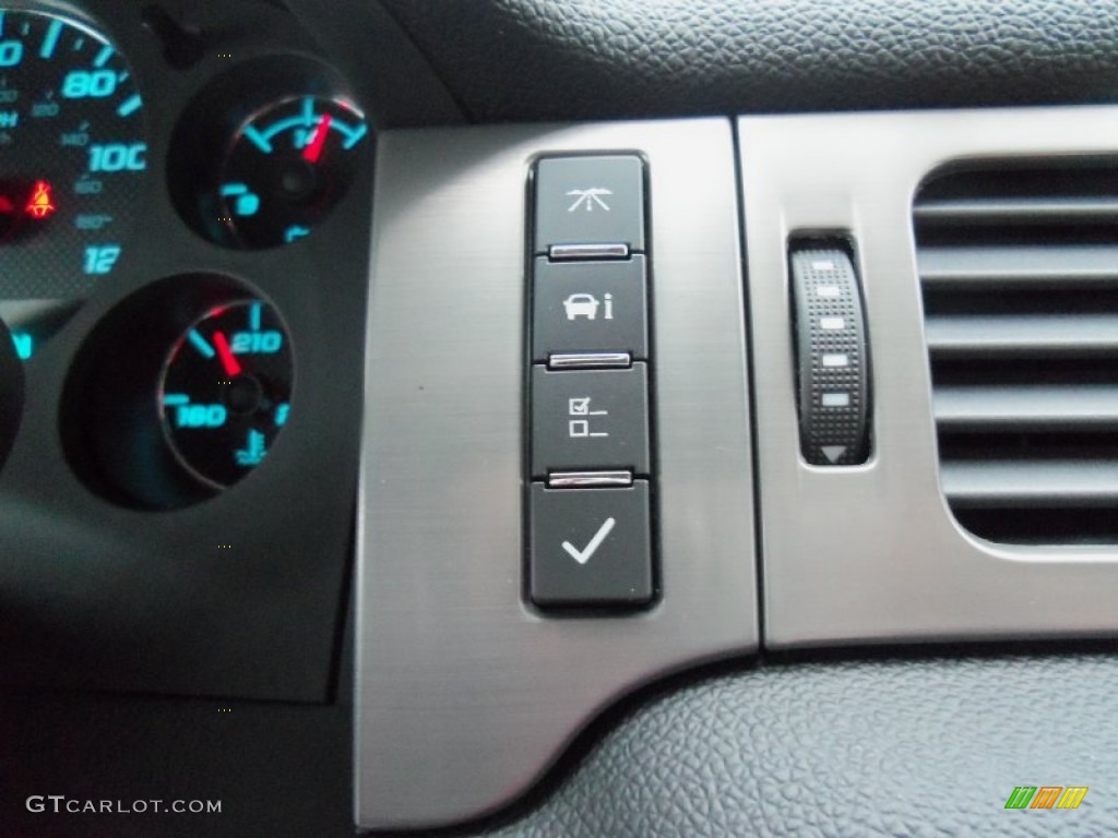 2012 Silverado 1500 LTZ Extended Cab 4x4 - Black / Ebony photo #32