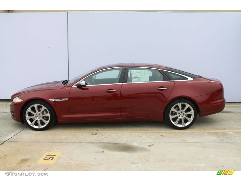 Claret Red Metallic 2012 Jaguar XJ XJL Portfolio Exterior Photo #58330665