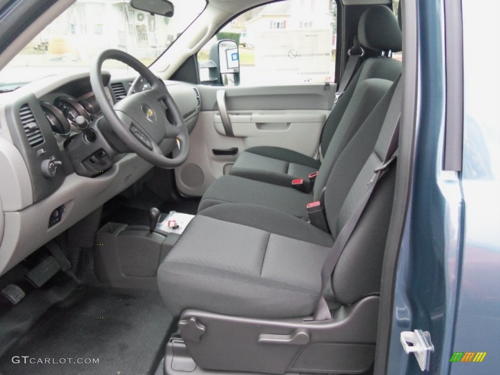 Dark Titanium Interior 2012 Chevrolet Silverado 3500HD WT Regular Cab 4x4 Photo #58330845
