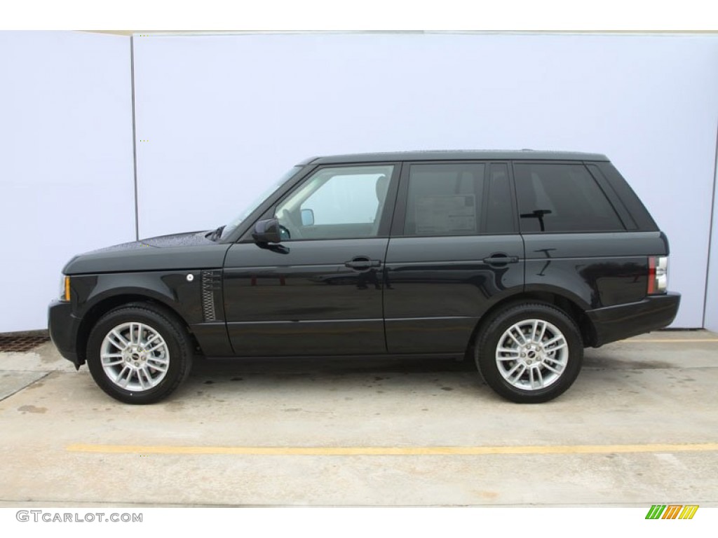 Santorini Black Metallic 2012 Land Rover Range Rover HSE Exterior Photo #58331839