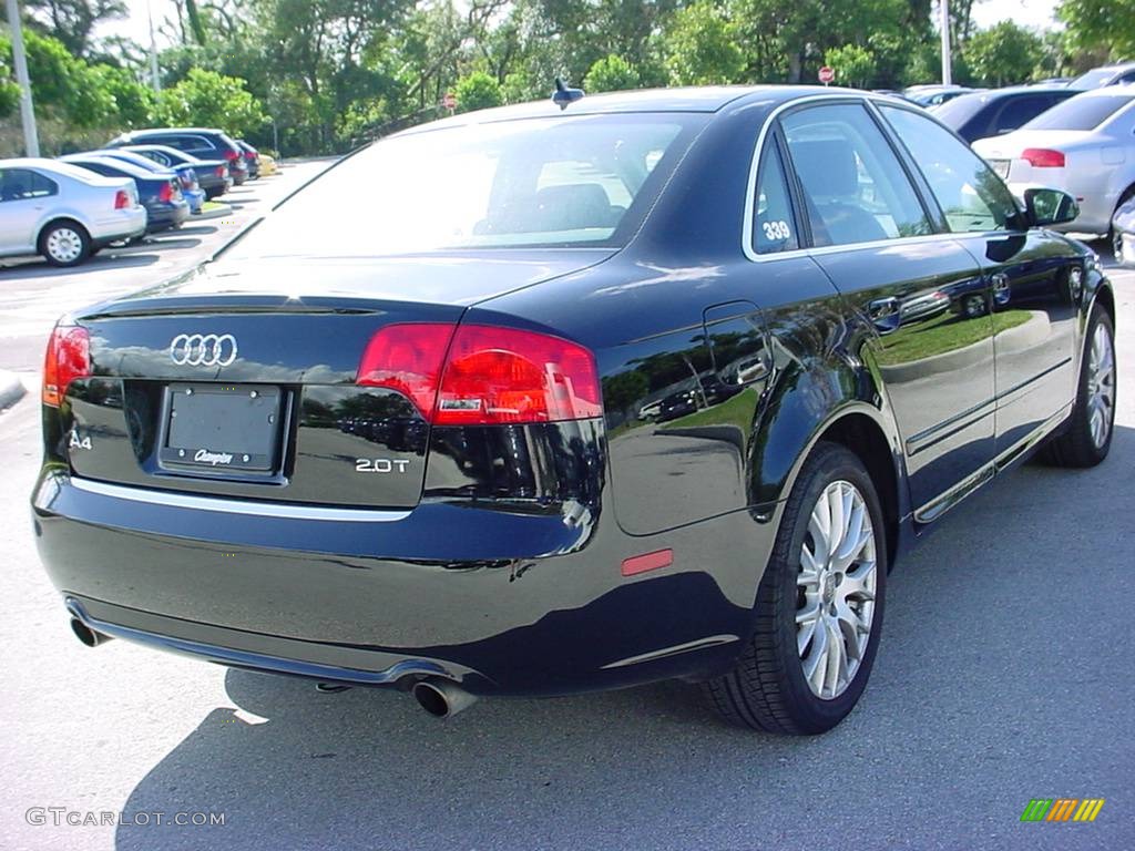 2008 A4 2.0T Special Edition Sedan - Brilliant Black / Black photo #5