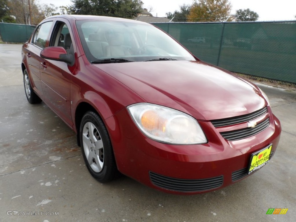 2007 Cobalt LT Sedan - Sport Red Tint Coat / Gray photo #1