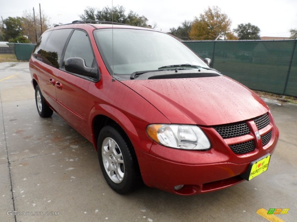 2003 Grand Caravan Sport - Inferno Red Tinted Pearl / Gray photo #1