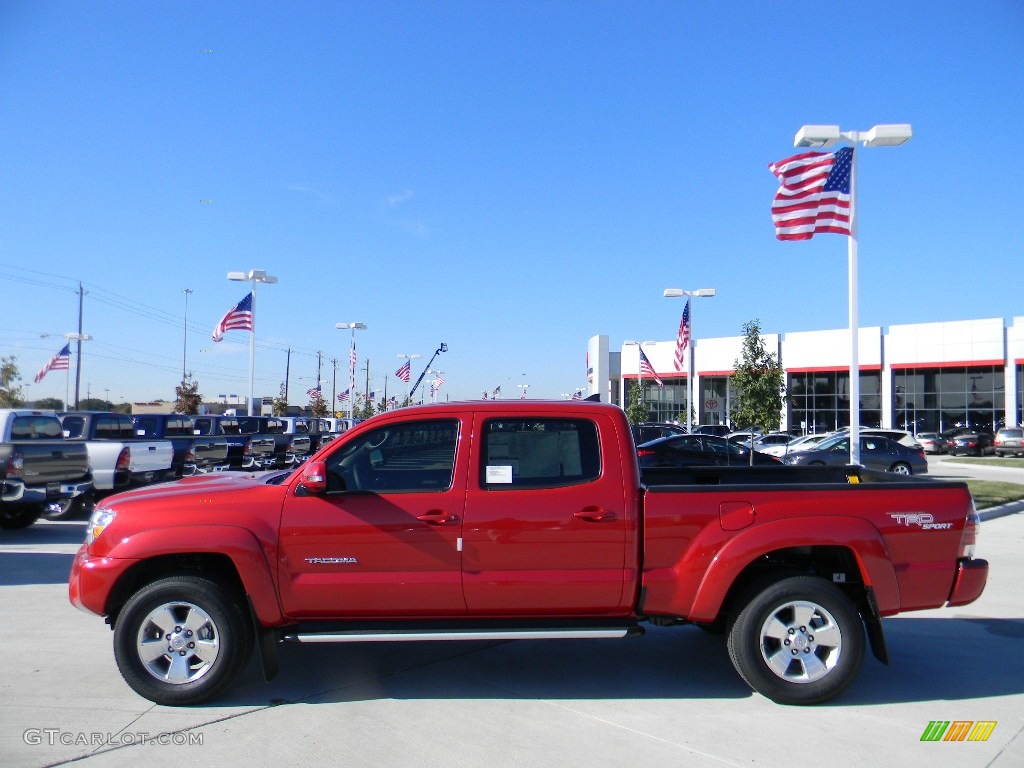 Barcelona Red Metallic 2012 Toyota Tacoma V6 TRD Sport Prerunner Double Cab Exterior Photo #58334720