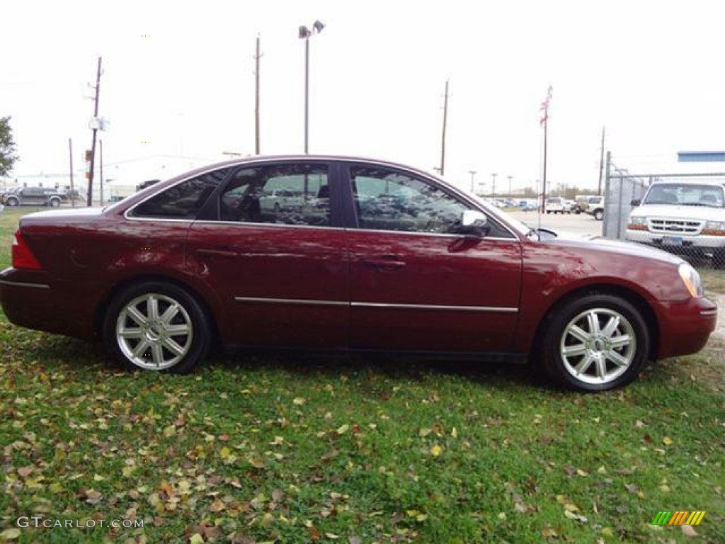 2006 Five Hundred Limited - Merlot Metallic / Pebble Beige photo #8