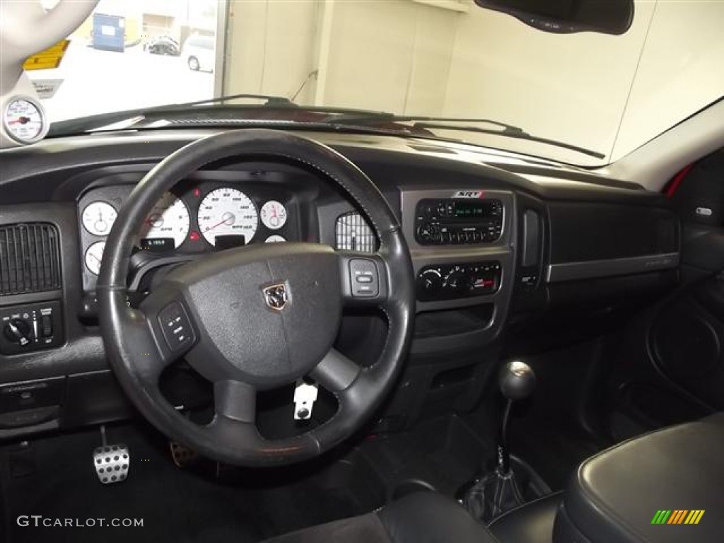 2004 Dodge Ram 1500 SRT-10 Regular Cab Dark Slate Gray Dashboard Photo #58335671