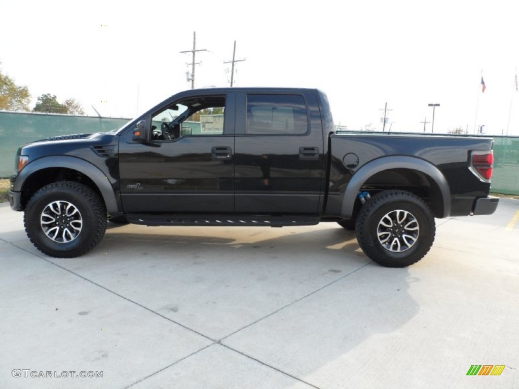 Tuxedo Black Metallic 2012 Ford F150 SVT Raptor SuperCrew 4x4 Exterior Photo #58335770