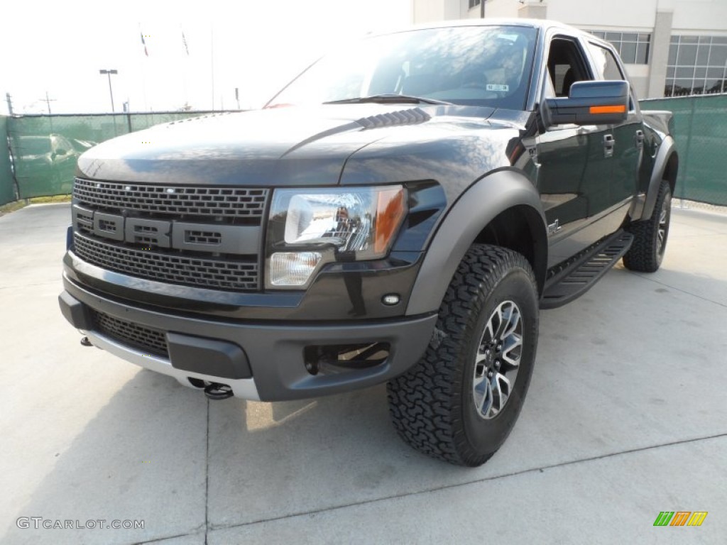 Tuxedo Black Metallic 2012 Ford F150 SVT Raptor SuperCrew 4x4 Exterior Photo #58335776