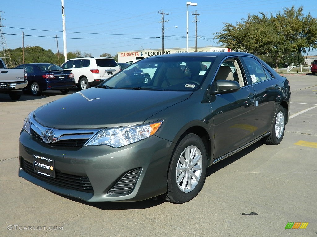 Cypress Green Pearl 2012 Toyota Camry LE Exterior Photo #58336037