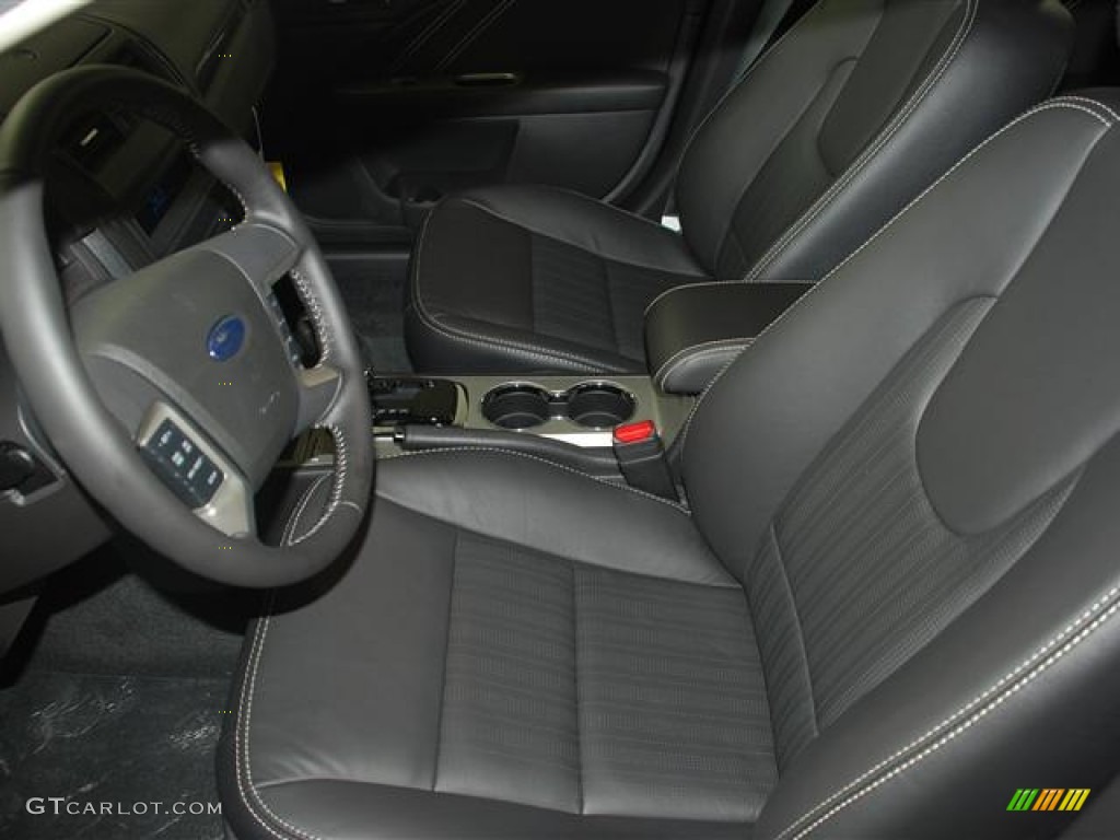 Charcoal Black Interior 2012 Ford Fusion Sport Photo #58336488