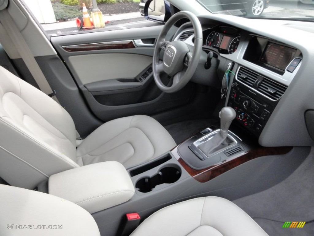 Light Grey Interior 2009 Audi A4 2.0T Premium quattro Sedan Photo #58337817