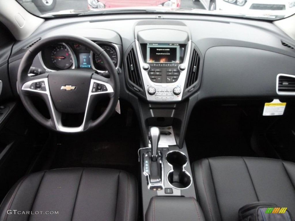 2012 Chevrolet Equinox LTZ AWD Jet Black Dashboard Photo #58338087