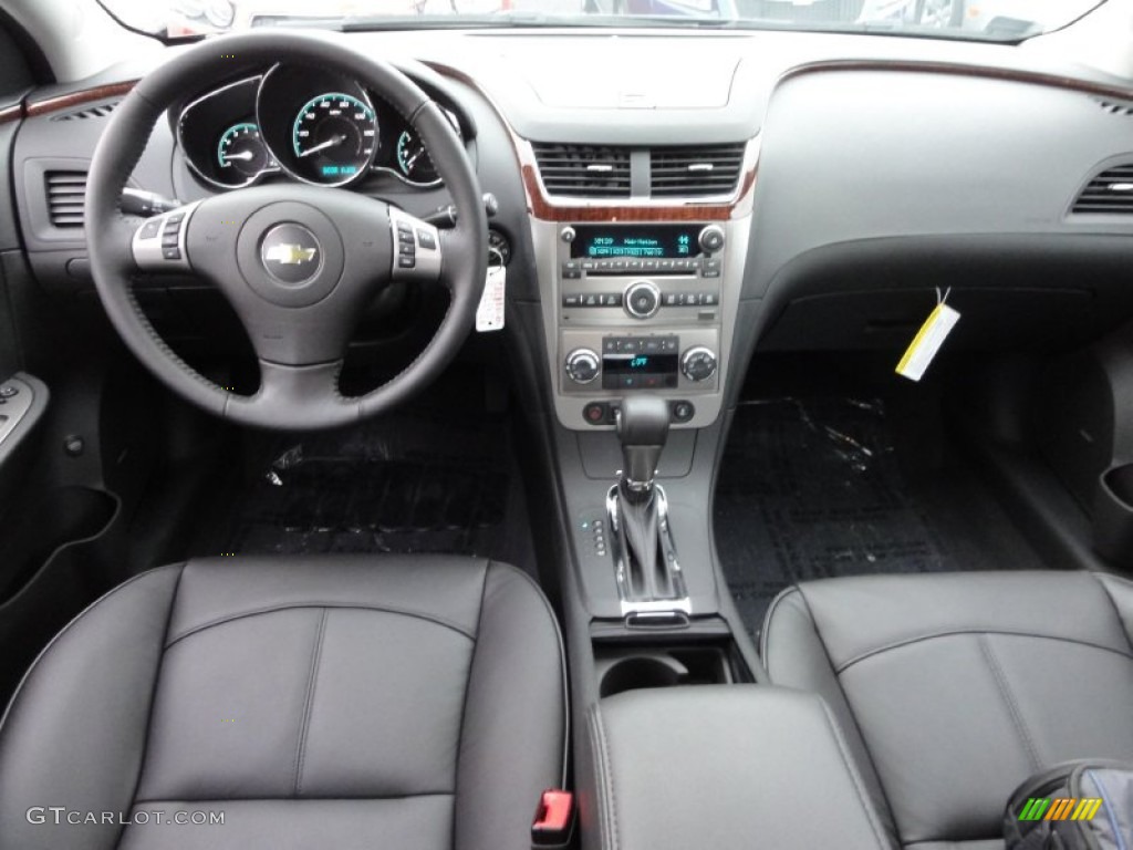 2012 Chevrolet Malibu LTZ Ebony Dashboard Photo #58338586