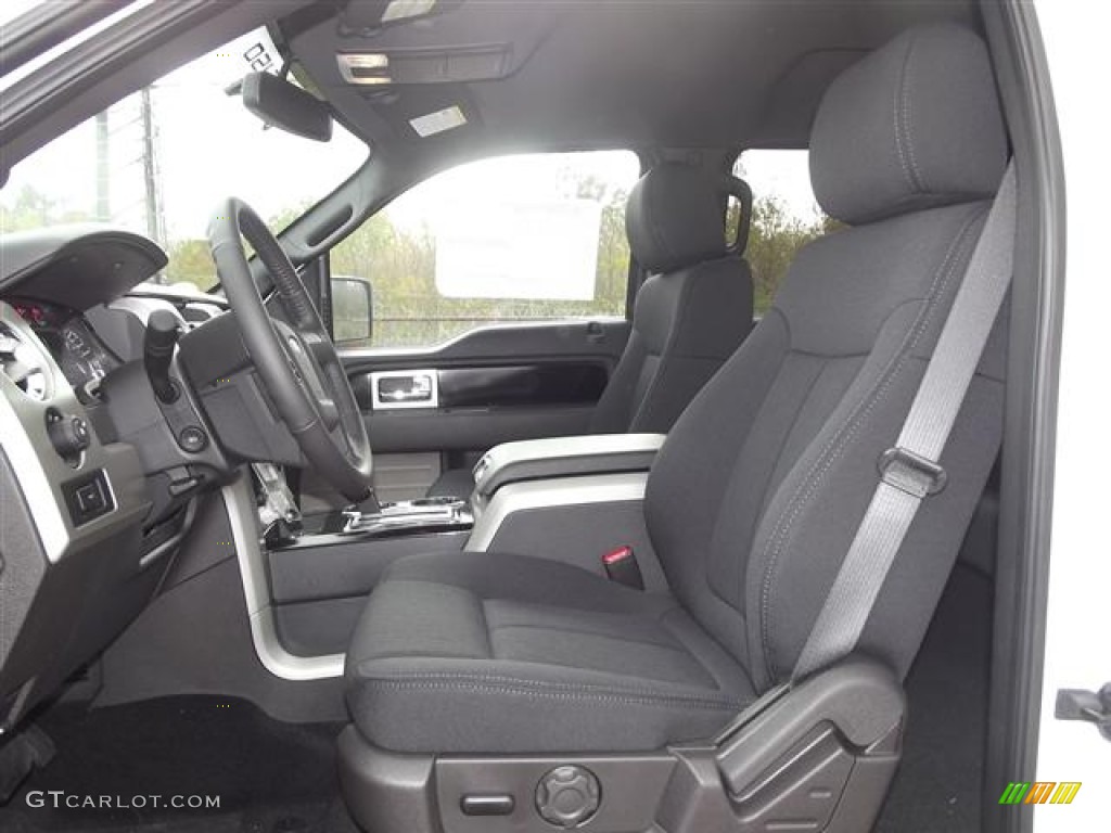 Black Interior 2012 Ford F150 FX2 SuperCrew Photo #58339099