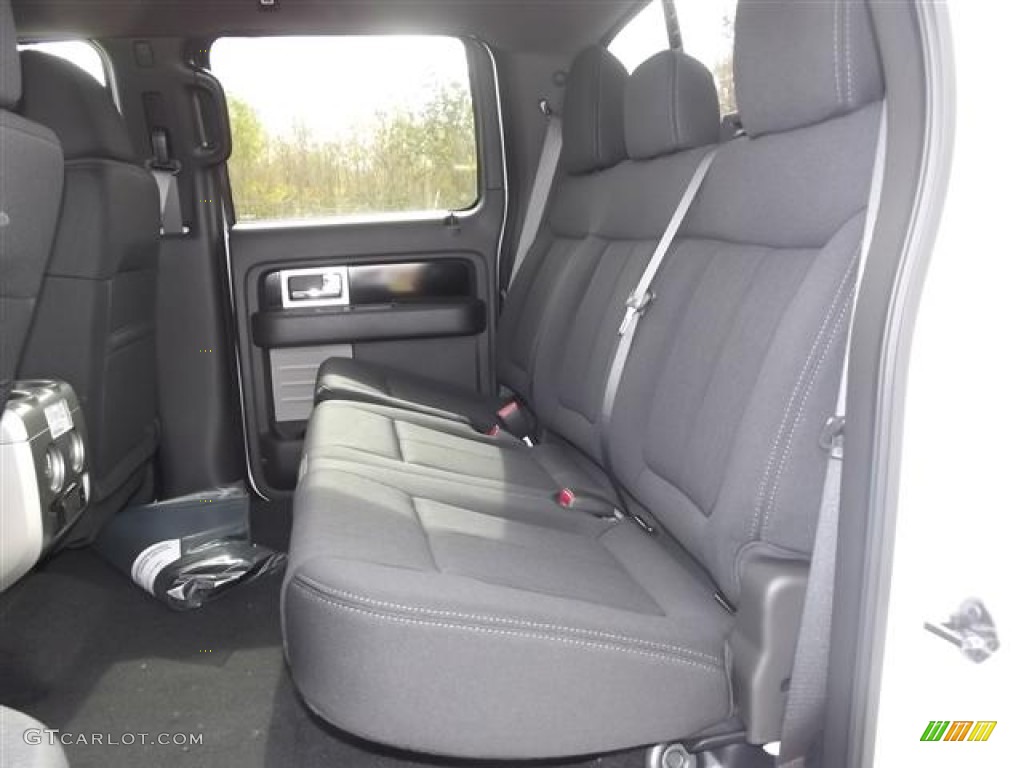 Black Interior 2012 Ford F150 FX2 SuperCrew Photo #58339105
