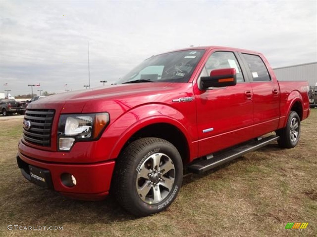 Red Candy Metallic 2012 Ford F150 FX2 SuperCrew Exterior Photo #58339264