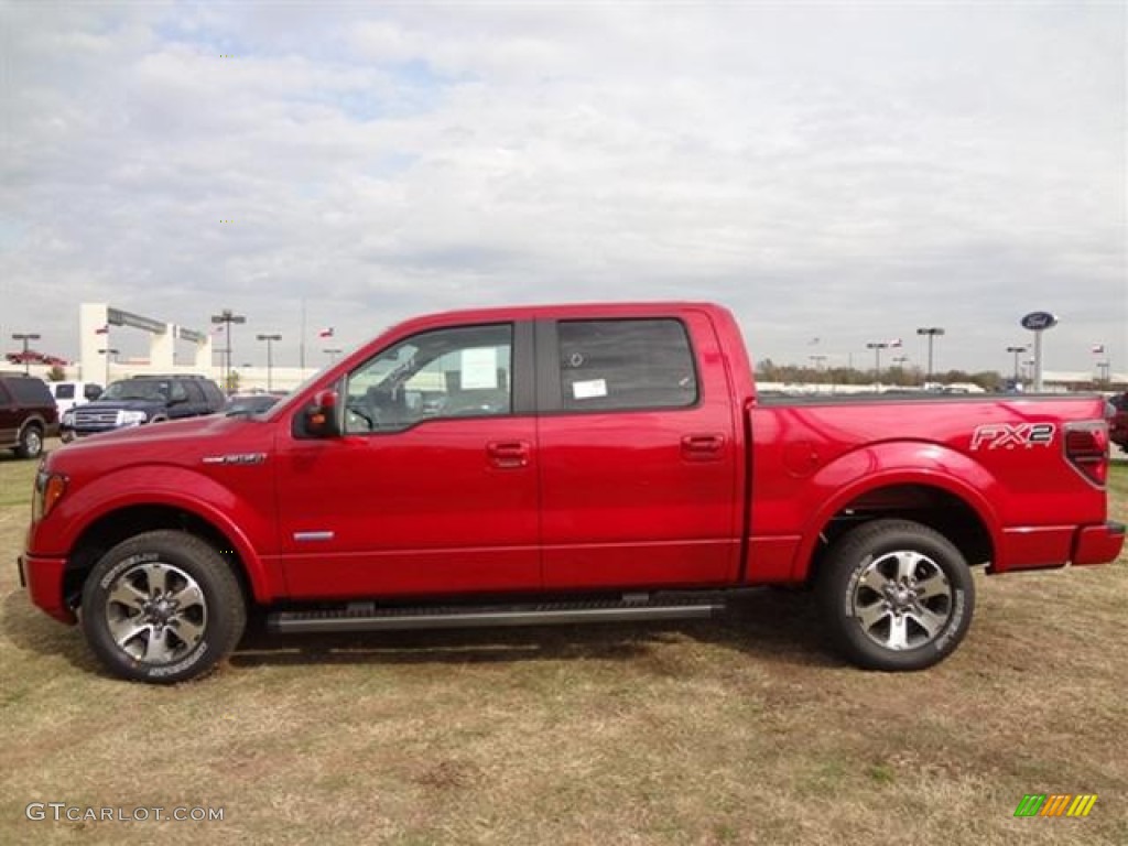 Red Candy Metallic 2012 Ford F150 FX2 SuperCrew Exterior Photo #58339270