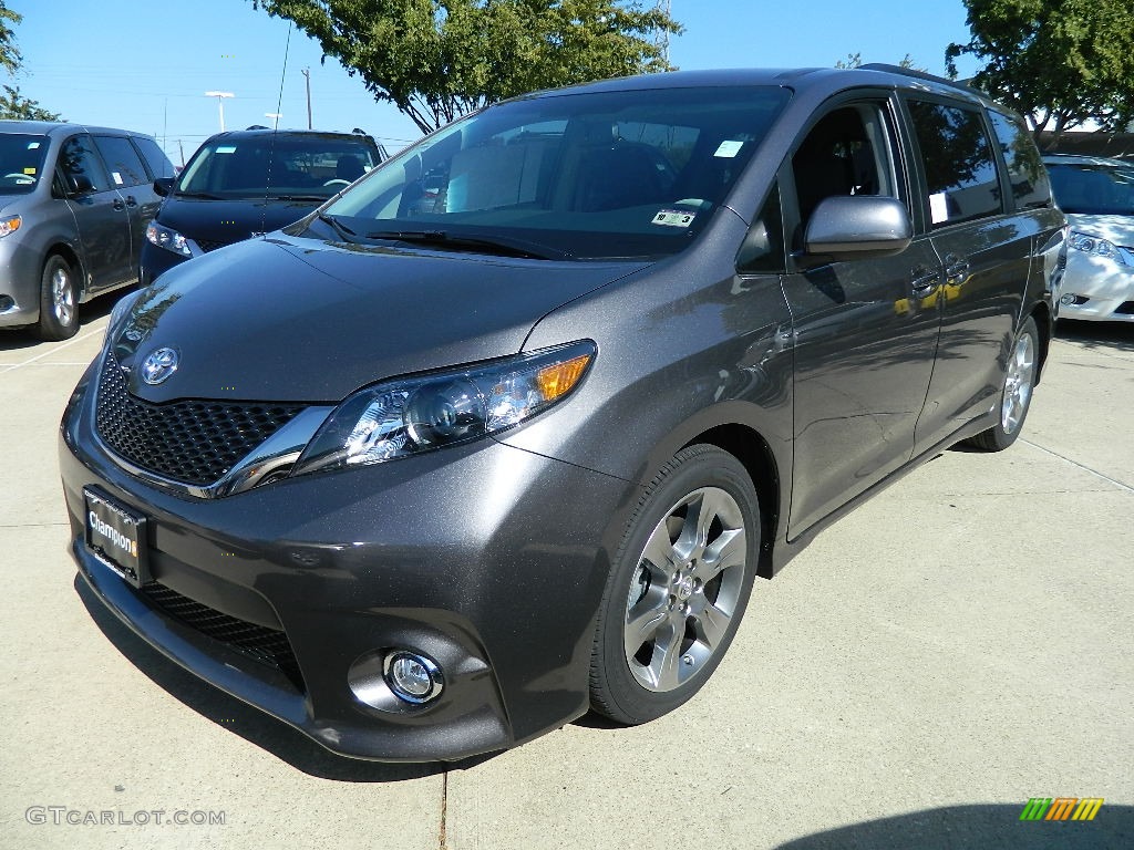 2012 Sienna SE - Predawn Gray Mica / Dark Charcoal photo #1