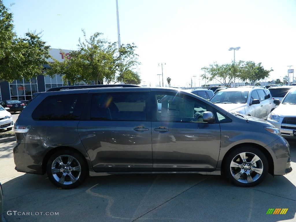 2012 Sienna SE - Predawn Gray Mica / Dark Charcoal photo #4