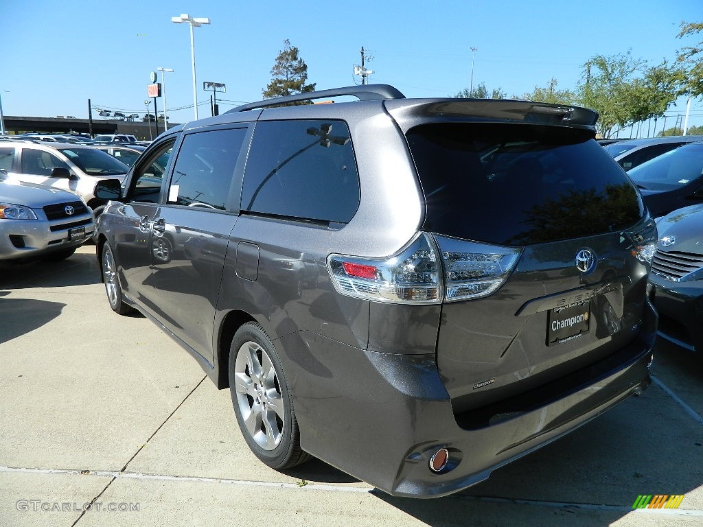 2012 Sienna SE - Predawn Gray Mica / Dark Charcoal photo #7