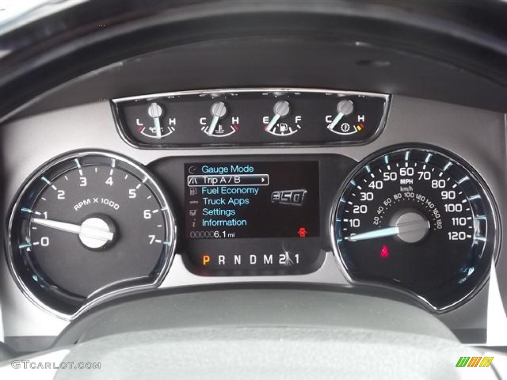 2012 Ford F150 Platinum SuperCrew 4x4 Gauges Photo #58339830
