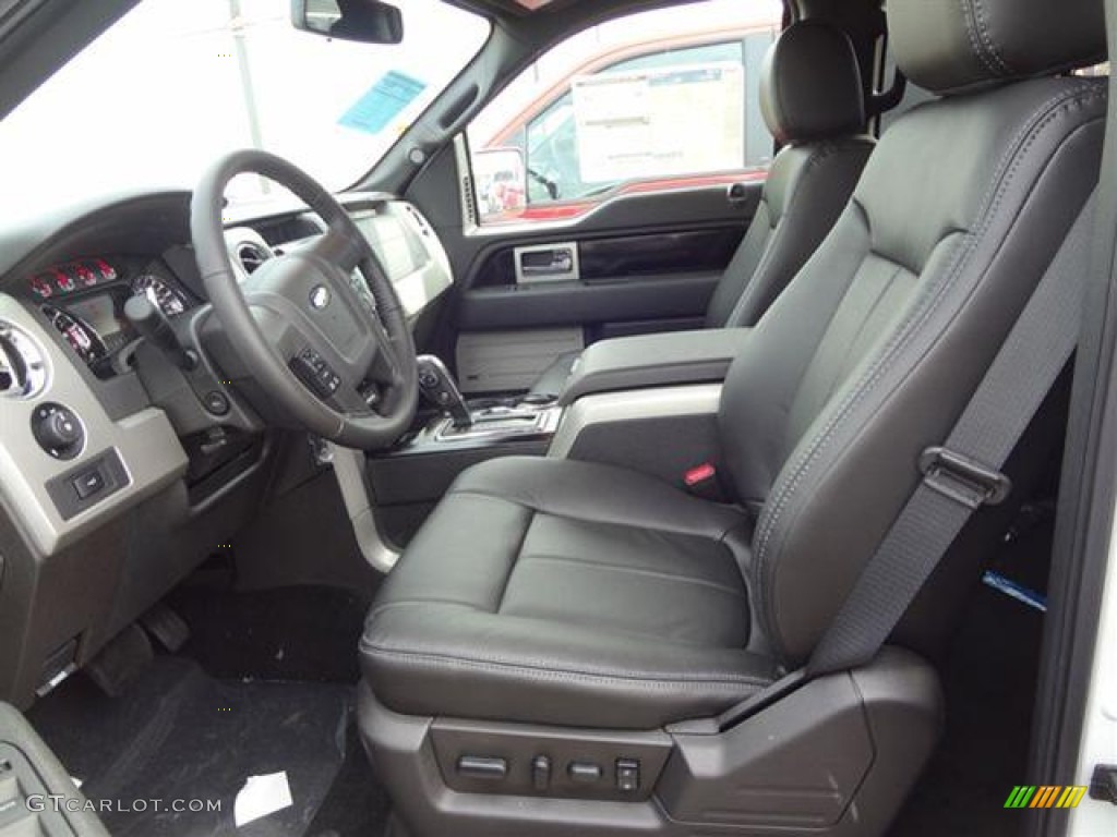 Black Interior 2012 Ford F150 FX2 SuperCrew Photo #58340005