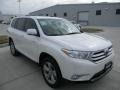 2012 Blizzard White Pearl Toyota Highlander Limited  photo #3