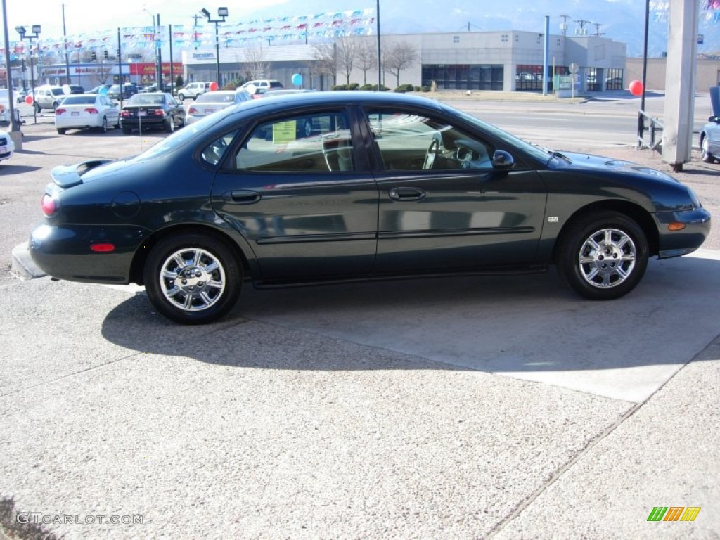 1998 Taurus SE - Dark Green Satin Metallic / Medium Graphite photo #3