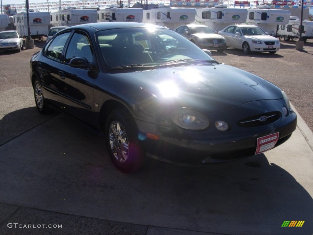 1998 Taurus SE - Dark Green Satin Metallic / Medium Graphite photo #4