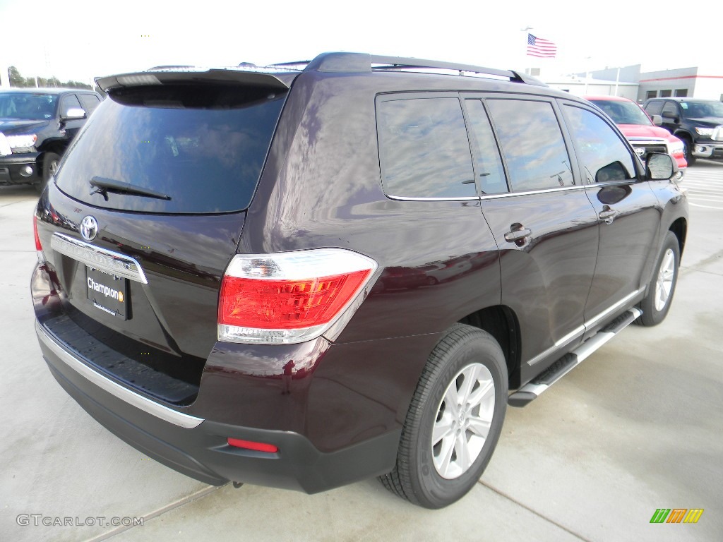 2012 Highlander SE - Sizzling Crimson Mica / Ash photo #5