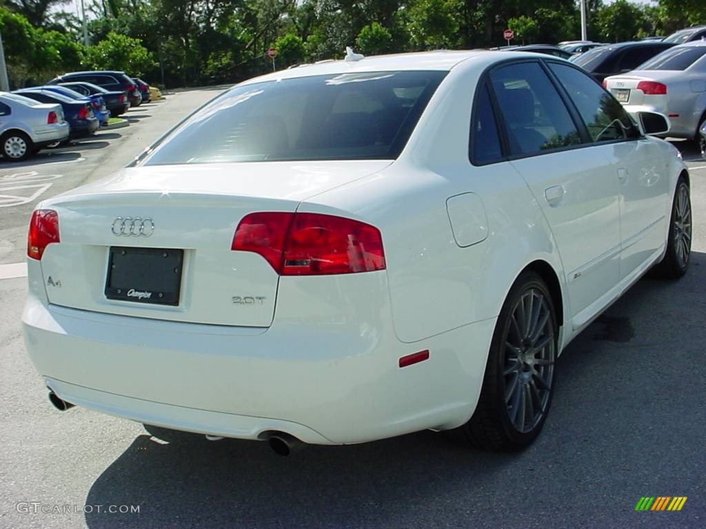 2008 A4 2.0T Special Edition Sedan - Ibis White / Black photo #5