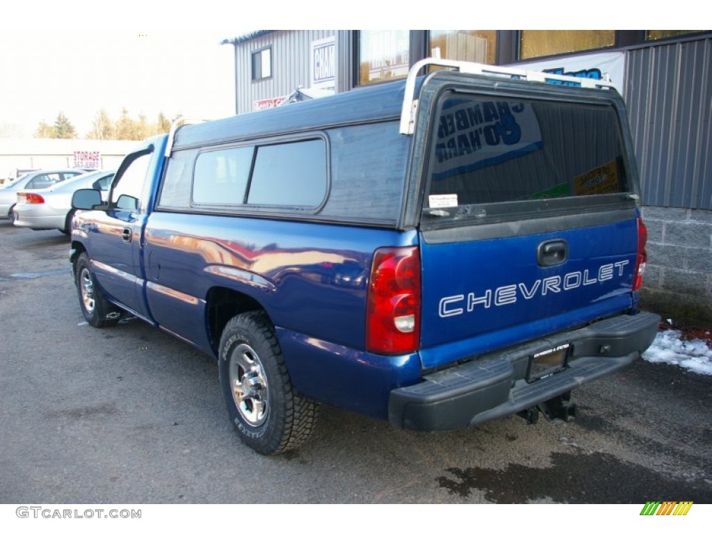 2003 Silverado 1500 Regular Cab - Arrival Blue Metallic / Dark Charcoal photo #8