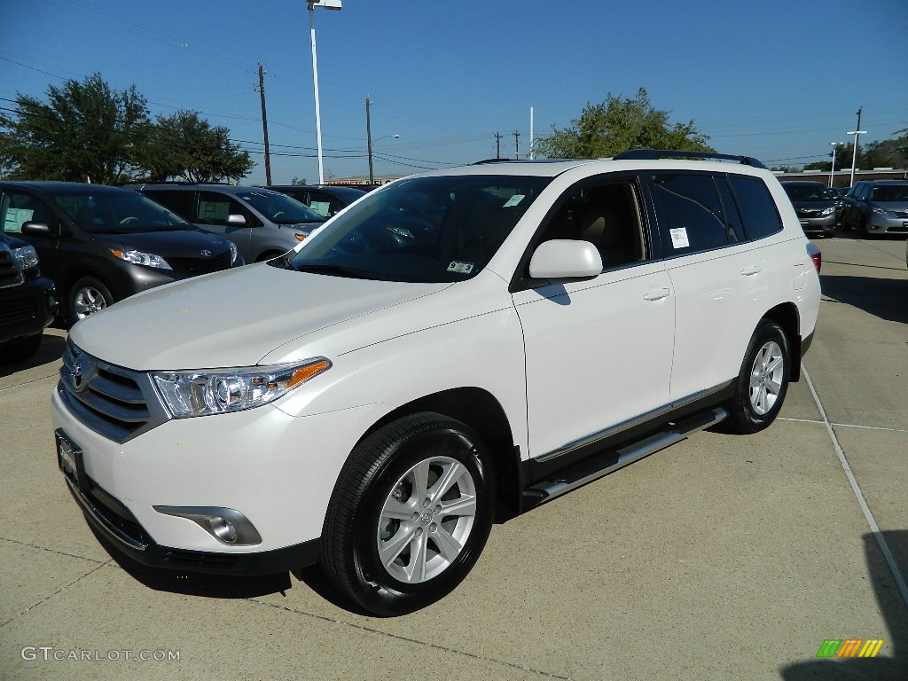 2012 Highlander SE - Blizzard White Pearl / Sand Beige photo #1