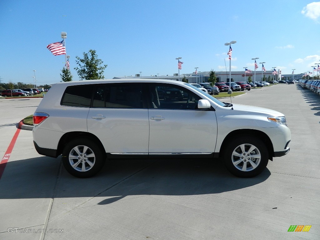 2012 Highlander  - Blizzard White Pearl / Ash photo #2