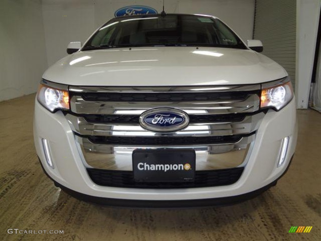 2012 Edge Limited - White Platinum Metallic Tri-Coat / Medium Light Stone photo #3