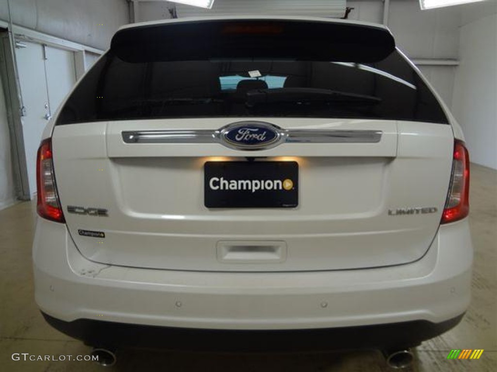 2012 Edge Limited - White Platinum Metallic Tri-Coat / Medium Light Stone photo #6