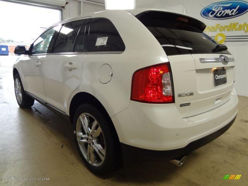 2012 Edge Limited - White Platinum Metallic Tri-Coat / Medium Light Stone photo #7
