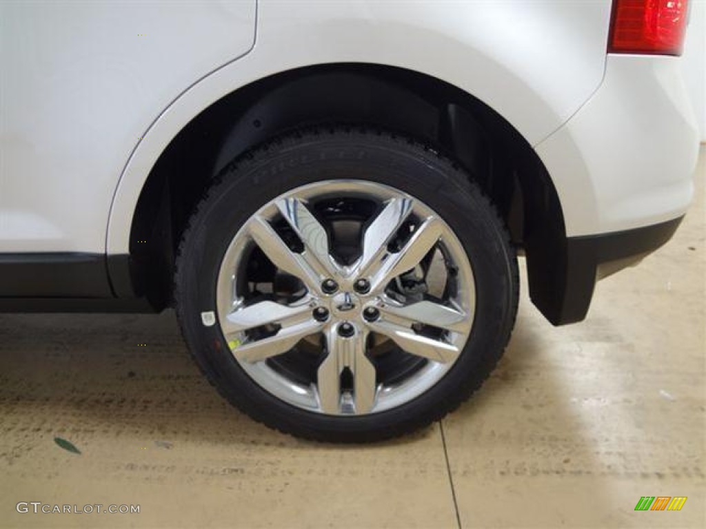 2012 Edge Limited - White Platinum Metallic Tri-Coat / Medium Light Stone photo #8