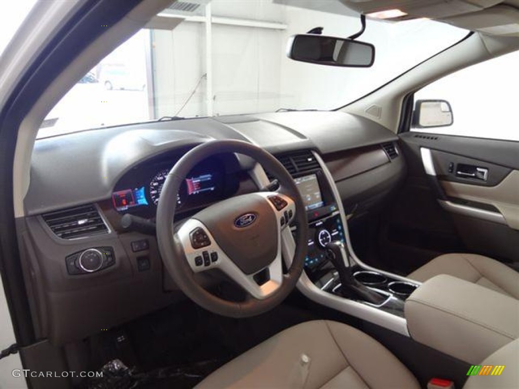 2012 Edge Limited - White Platinum Metallic Tri-Coat / Medium Light Stone photo #11