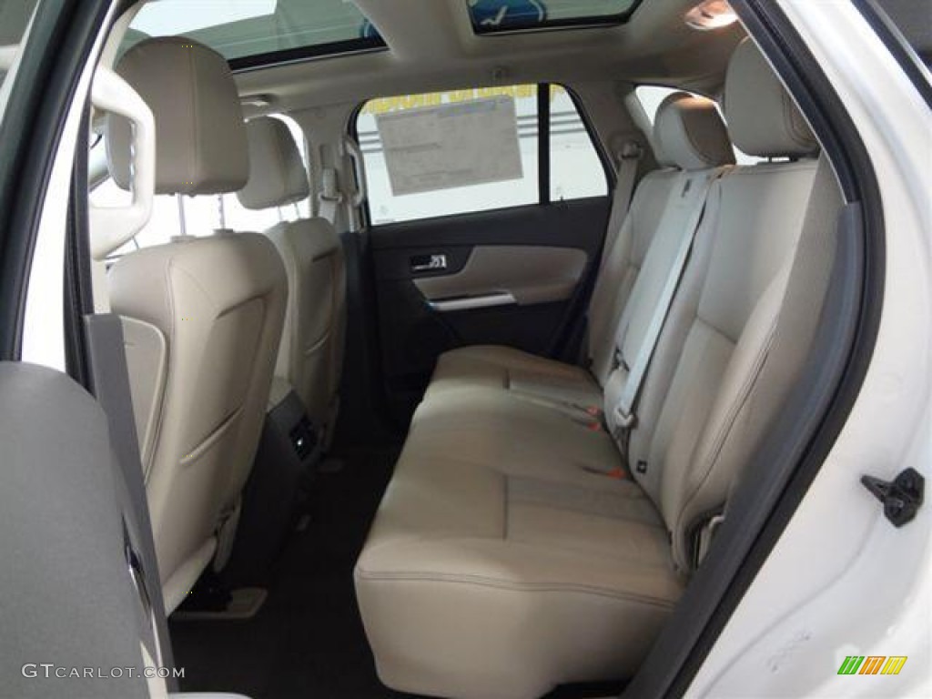 2012 Edge Limited - White Platinum Metallic Tri-Coat / Medium Light Stone photo #14