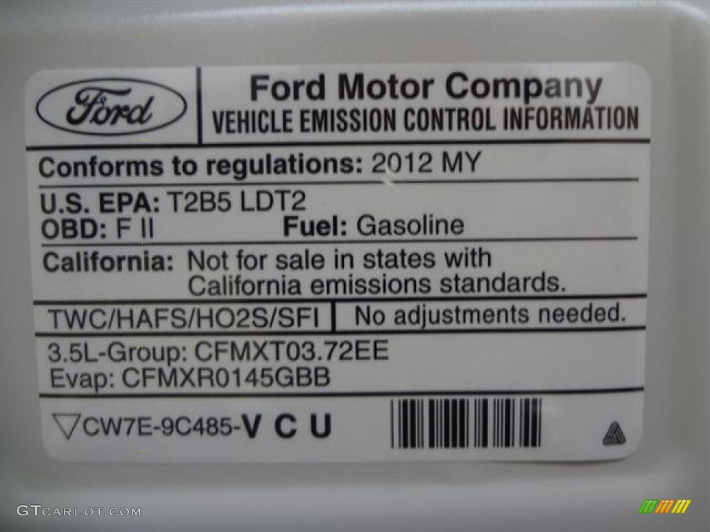 2012 Edge Limited - White Platinum Metallic Tri-Coat / Medium Light Stone photo #29