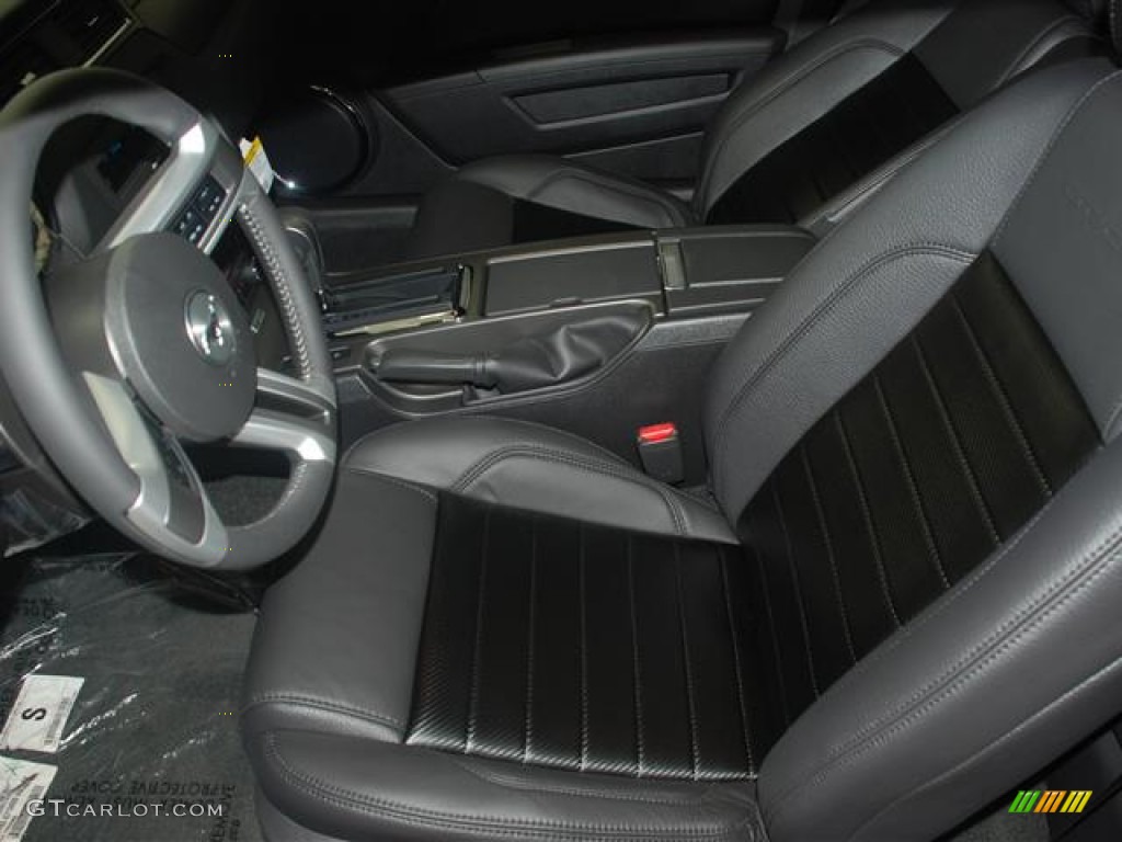 Charcoal Black/Carbon Black Interior 2012 Ford Mustang C/S California Special Coupe Photo #58343522