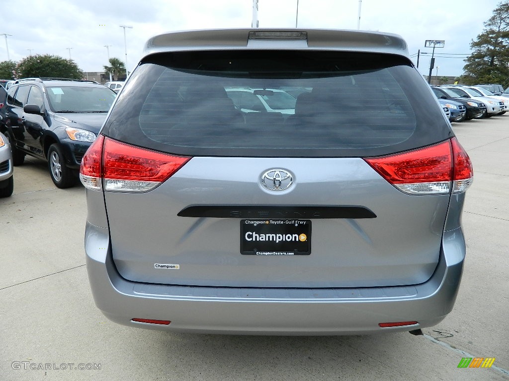 2012 Sienna  - Silver Sky Metallic / Light Gray photo #6